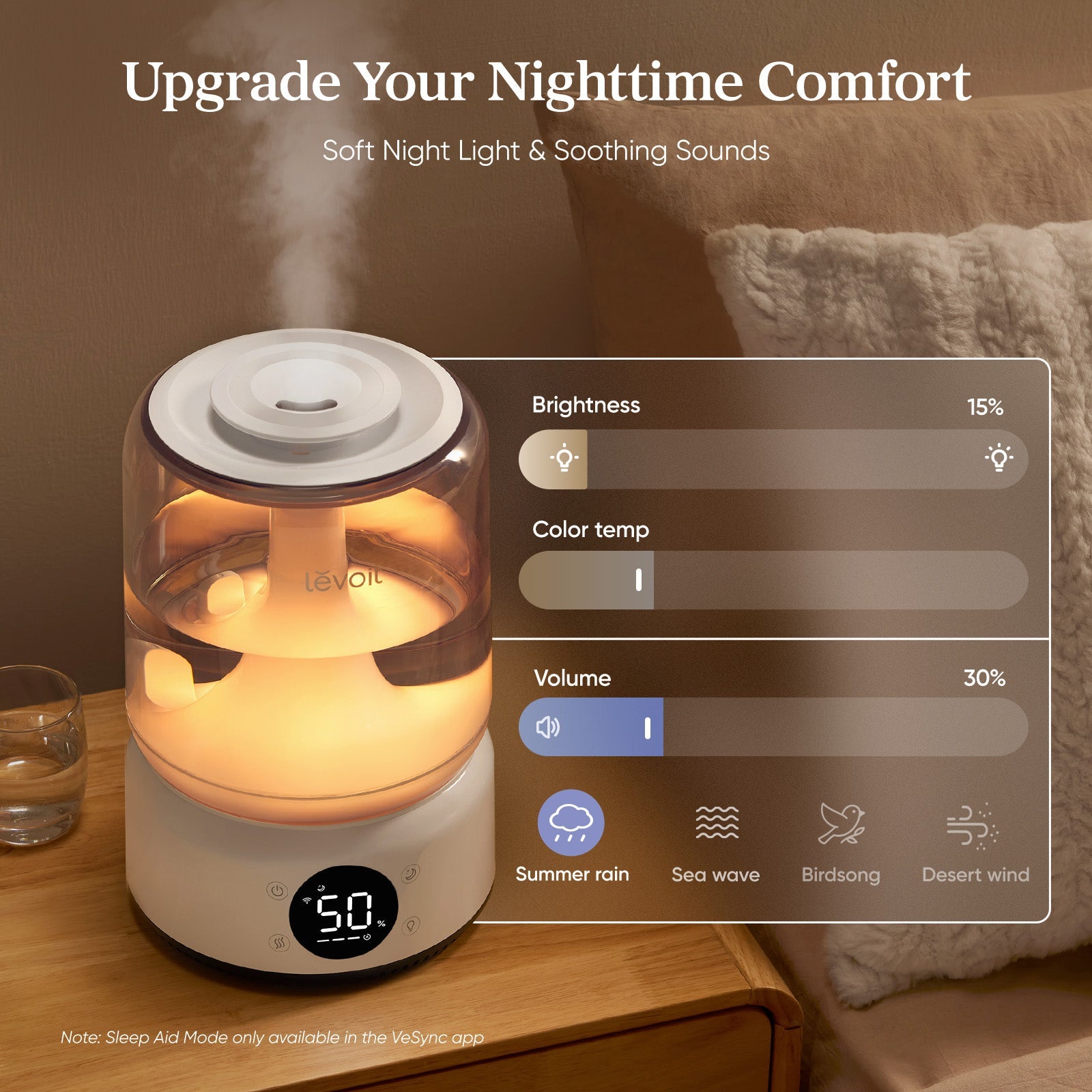 humidificador inteligente levoit neoclassic 450s
