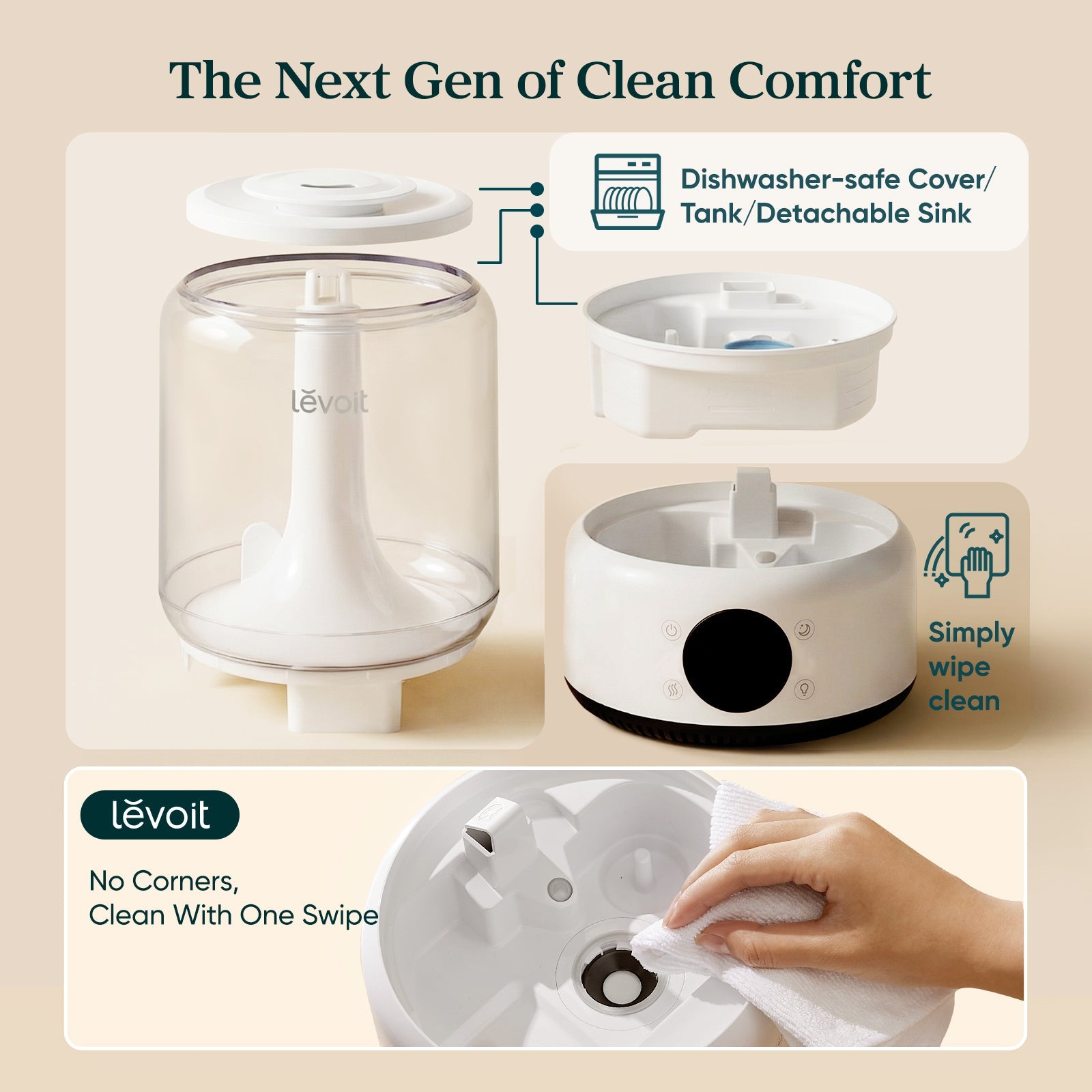 humidificador inteligente levoit neoclassic 450s