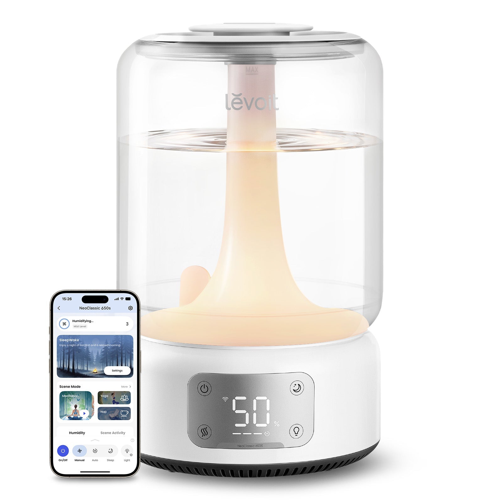 humidificador inteligente neoclassic 650s