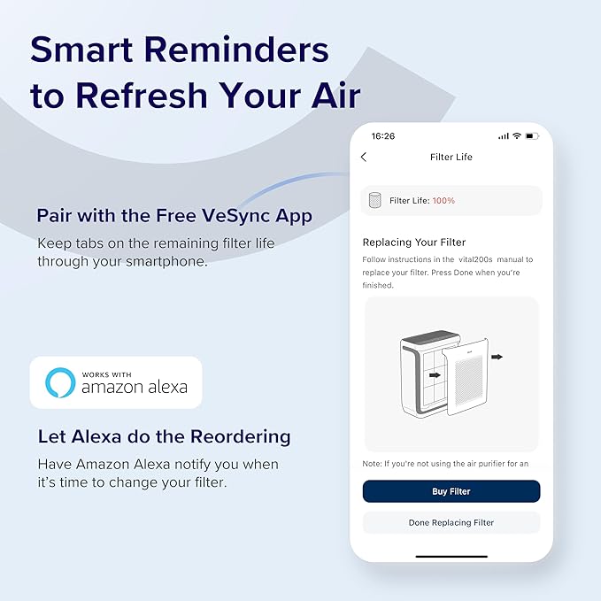 filtro de carbón de repuesto para extractor de humo vital 200s