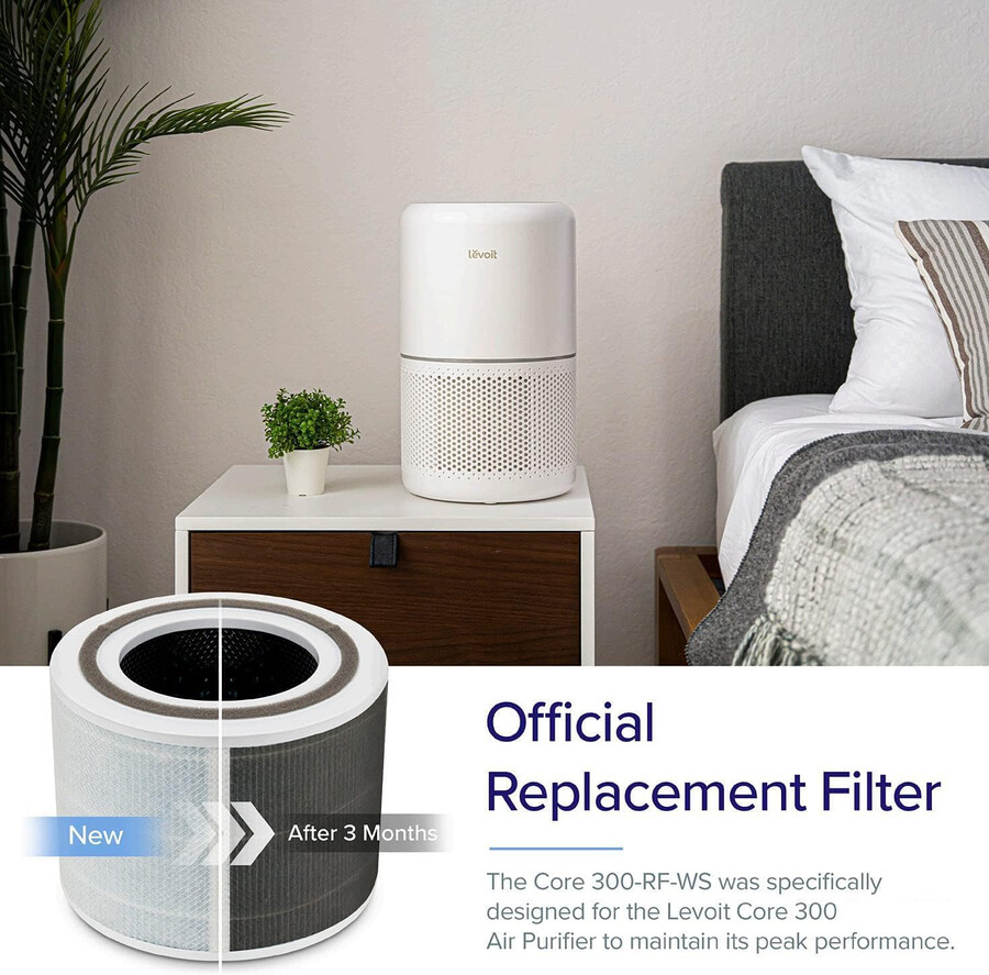 filtro de repuesto para extractor de humo de 4 etapas levoit core 300