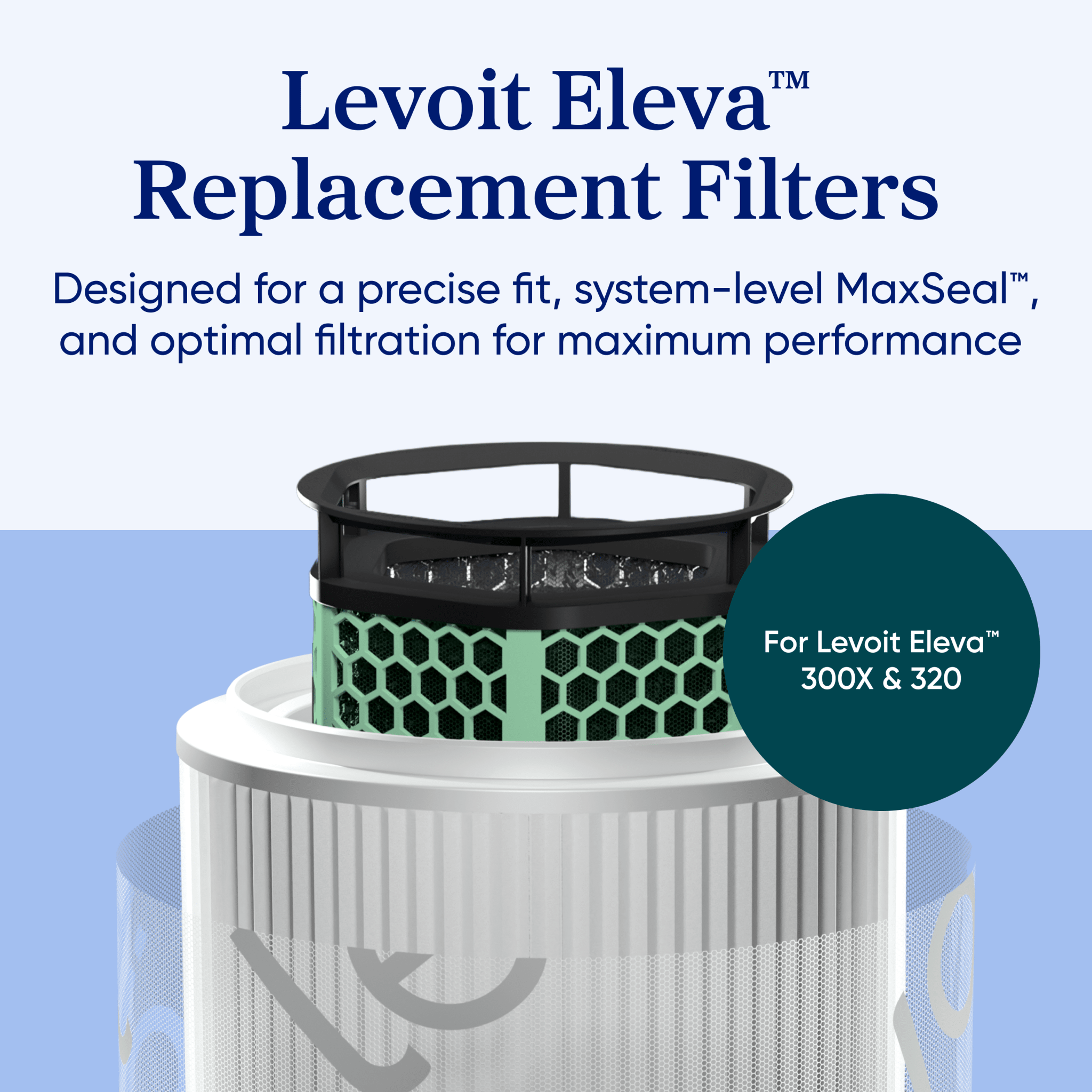 filtro purificador de aire de carbón activado levoit eleva 300x para mascotas