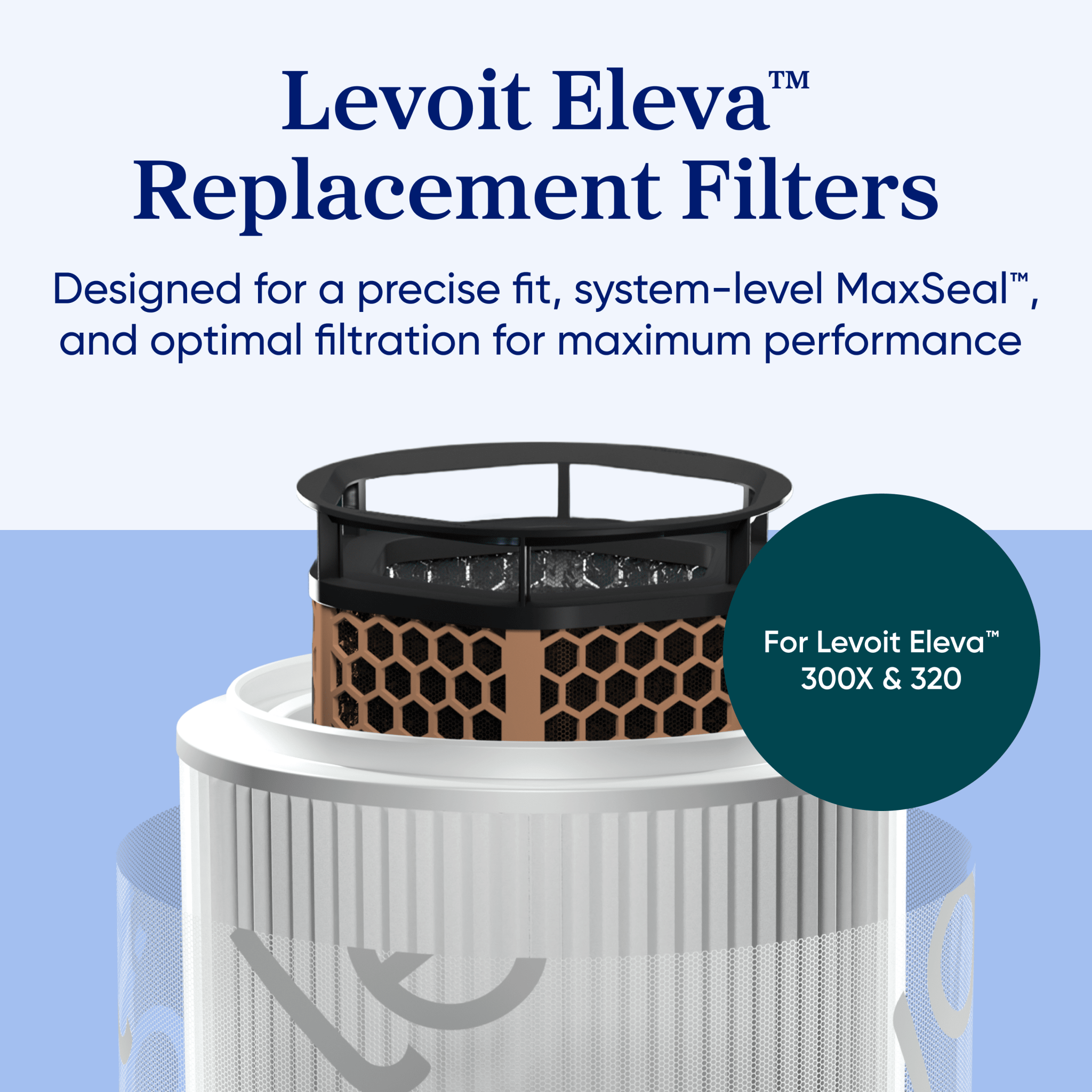 filtro purificador de aire de carbón activado premium levoit eleva 300x