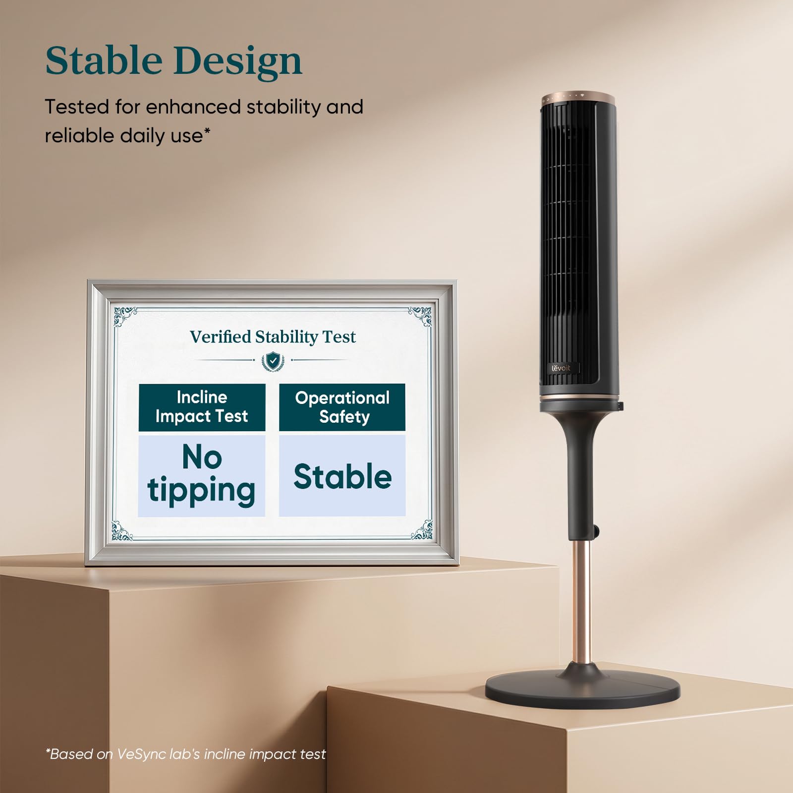 ventilador de torre inteligente levoit windi lift