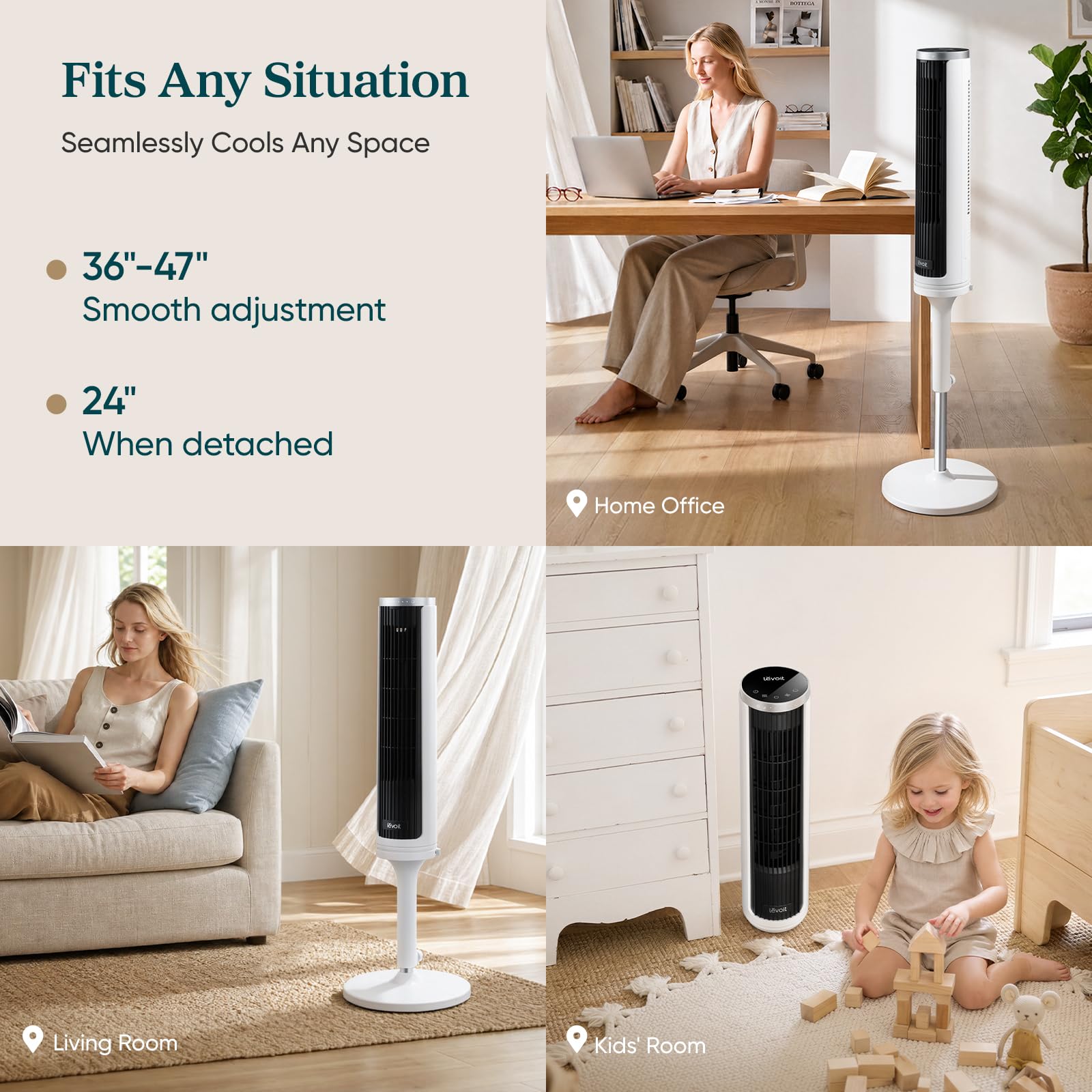 ventilador de pie levoit windi lift
